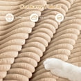 thumbnail image 4 of 54.3" Oversized Cloud Modular Sectional Couch,Extra-Thick Armrests Good Resilience Cushions Ergonomic Design Premium Soft Fabric,Easy Assembly For Living Rooms Study,Camel, 4 of 26