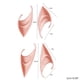 thumbnail image 1 of Pair Mysterious Angel Elf Ears Latex Fake Ear Props Halloween Fairy Cosplay heqiyong LED, 1 of 2