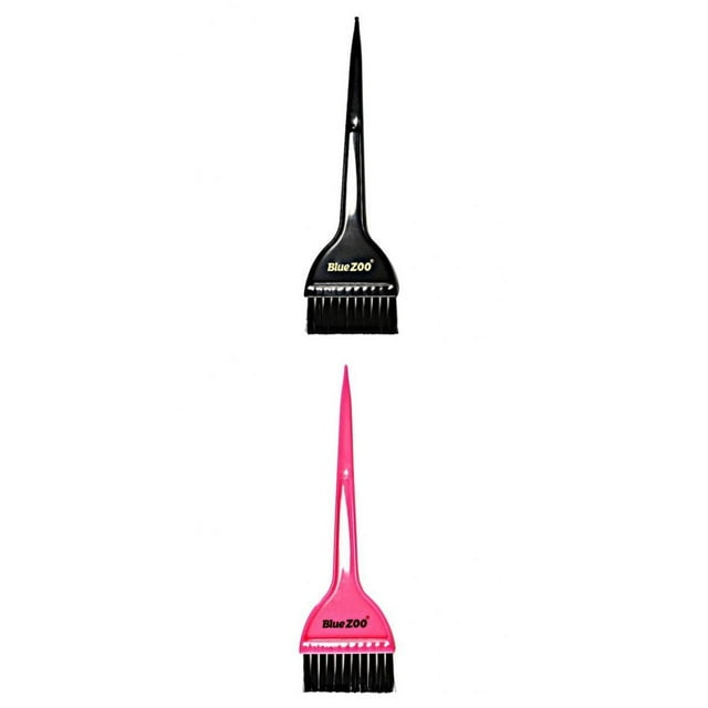 BLUE ZOO Cepillo de pintura de tinte para teñir el cabello profesion de 2 piezas para herramienta de peinado para colorear de peluquero Yuyangstore Cepillo de coloración del cabello de salón