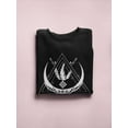 thumbnail image 3 of Bohemian Moon Design Sweatshirt Women -Image by Shutterstock, Female 5X-Large, 3 of 4