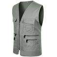 thumbnail image 2 of Unisex Mesh Breathable Fishing Vest, Multi-Pockets Photography Travel Hiking Waistcoat Jacket for Adults and Youth, 2 of 2