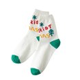 thumbnail image 2 of Warm Christmas Fashion Windproof Printing Mid Tube Socks Long Tube Cotton, 2 of 6
