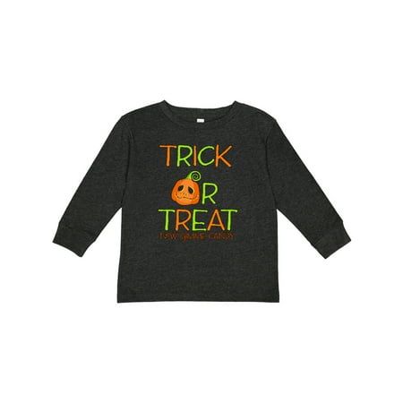 

Inktastic Trick or Treat Now Gimme Candy with Halloween Pumpkin Gift Toddler Boy or Toddler Girl Long Sleeve T-Shirt