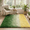 Green, variant on HOISUN 4'x4' Washable Gray Purple Round Shaggy Area Rug for Bedroom, Soft Plush Rug with TPR Backing