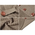 thumbnail image 4 of Jersey GRECERELLE de punto grueso con cuello alto para mujer, color caqui, talla M, 4 of 8