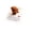 Brown-4, variant on Brown Dog Theme Resin Miniature Ornaments, Cartoon Animal Pet Puppy Figurines for DIY Dollhouse Fairy Home, Desk Office Decor(D)