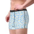 thumbnail image 2 of Balery Floral Daisy Calzoncillos bóxer para hombre, ropa interior de algodón suave y transpirable con cinturilla de nailon-XX-Large, 2 of 5