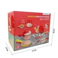 thumbnail image 3 of Wweixi Kitchenware Pretend Toy Interactive Cookware Plaything Children Cooking Playthings Boys Girls Simple Safe Simulation Toys Pink, 3 of 8