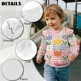 thumbnail image 7 of DISNIMO Tulip Printed Girl Sweatshirt Crewneck Pullover Tops Casual T-Shirts Long Sleeve Sweater for Fall Winter 3-4 Years, 7 of 7
