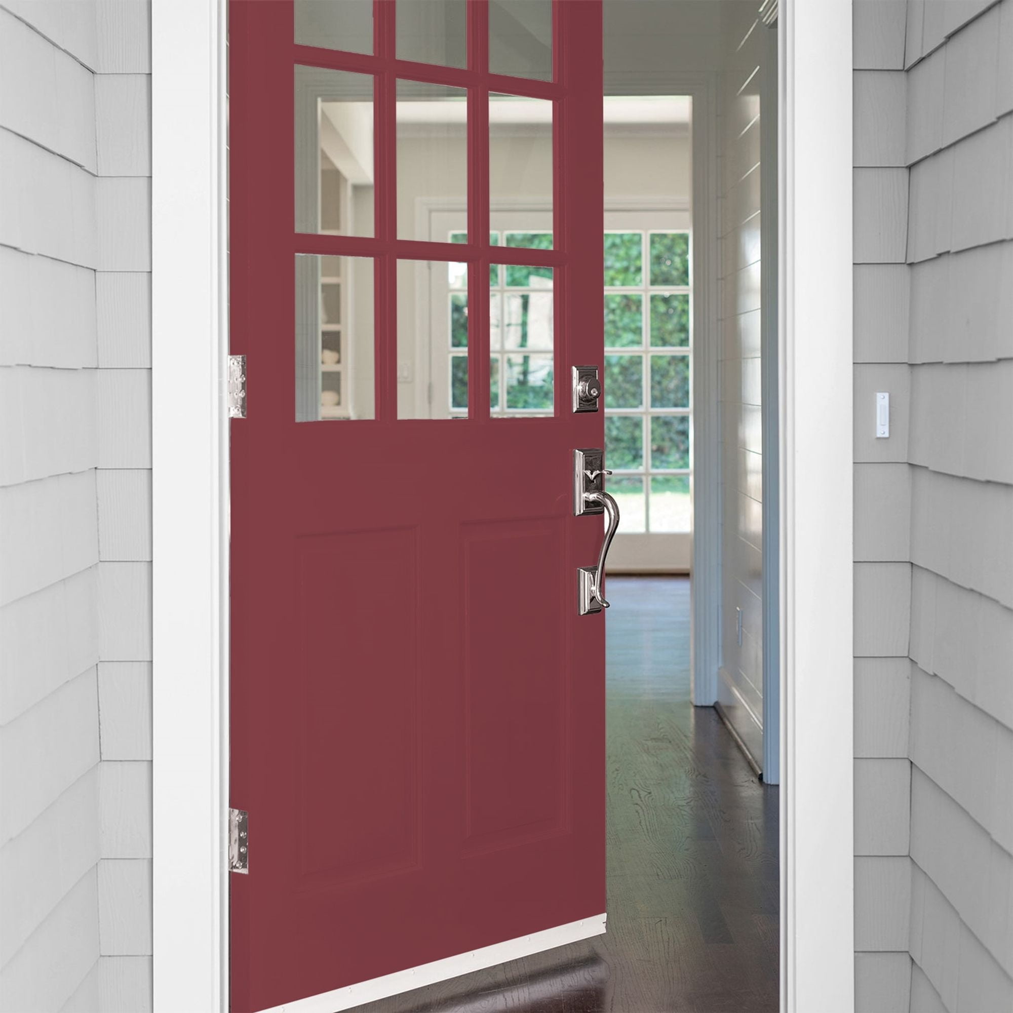 Glidden High Endurance Plus Ruby Lips Semi Gloss Exterior Paint and Primer, 1 Gallon