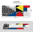 thumbnail image 6 of Colorful Bauhaus Abstract Geometric in Retro Modern Pattern 80S Large Mouse Pad Keyboard Pad Long Extended Multipurpose Computer Game Mouse Mat, 6 of 6