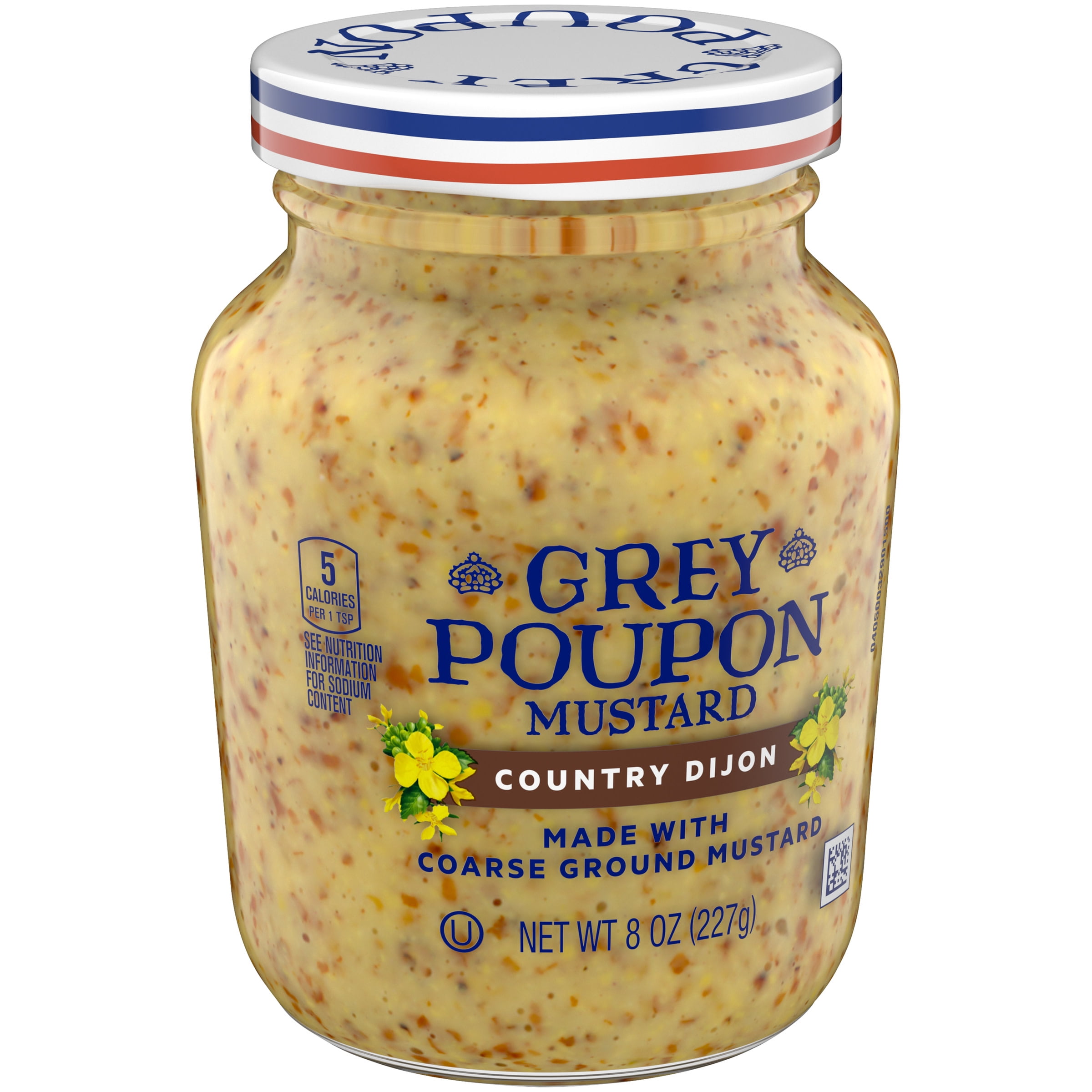 Grey Poupon Country Dijon Mustard 8 oz Jar