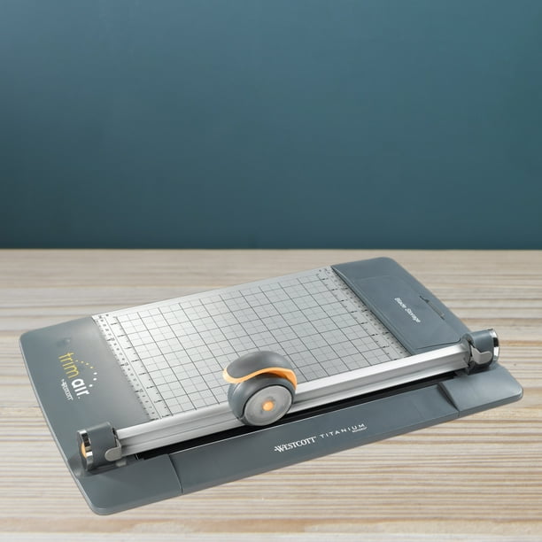Westcott Trim Air 12Inch Titanium Bonded Rotary Paper Trimmer