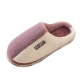 thumbnail image 3 of Vedolay Fuzzy Slippers Women Winter Warm Slipper Indoor Outdoor Slippers Purple,40-41, 3 of 4