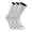 White-3 Pack, variant on TCK Repreve Crew Socks (3 pack) - Black