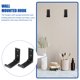 thumbnail image 3 of unbranded 1Par Gancho De Pared Negro Con Impermeable Para Organizador De Hogar, 3 of 8