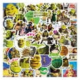thumbnail image 2 of Paquete de pegatinas Donkey Shreks Anime, 50 unidades, 5 a 8 cm, dibujos animados decorativos, 2 of 4