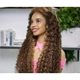 thumbnail image 5 of LEMENTINE Full Frontal Lace Glueless #P4/27 Highlight piano Color WATER WAVE 200% High-Density Pre-Plucked Human Hair Wigs Long Hair, 18"-30", 5 of 9
