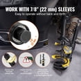 thumbnail image 6 of HCY Strut Spring Compressor Set, Macpherson Strut Spring Compressor Kit, Interchangeable Fork Strut Coil Extractor Remover Tool, with Yellow Protective Sleeve and Carrying Case, 6 of 7