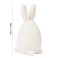 thumbnail image 2 of Easter Colored Egg Shaped Bunny Ornament, Easter Decoration Bunny Figurine - Cute Rabbit Ornament, Spring Holiday Home Decor, Adorable Resin Rabbit Statue for Easter Basket & Tabletop, 2 of 8