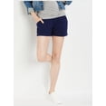 thumbnail image 2 of Motherhood Maternity Secret Fit Belly Poplin Maternity Shorts, 2 of 6