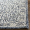 thumbnail image 2 of SAFAVIEH Micro-Loop Carmella Vintage Traditional Wool Area Rug, Blue/Ivory, 5' x 8', 2 of 3