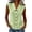 Army Green, variant on Tank Tops for Women Sleeveless Solid Color Collared Slub Linen Button Casual Blouse