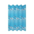 thumbnail image 2 of Weloille Ensemble de Rideau de Douche en Polyester Imperméable, 1 Rideau + 12 Crochets, Ourlet Lesté Résistant à la Moisissure et Robuste, pour Salle de Bain, Baignoire, Cabine de Douche, Décoration d'Intimité, 2 of 6