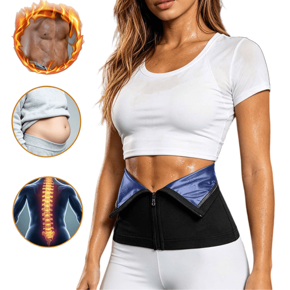 Women's Sweat Waist Trainer Belt Underbust Sport Girdle Waist Cincher Workout Belt Trimmer Corsets Hourglass Body Shaper