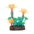 thumbnail image 1 of Adornos de Acuario Coral Luminiscente Unique Bargains Silicona Plantas de Acuario Coral Falso para Decoración de Paisaje Acuático Adornos de Acuario Naranja, Verde, 1 of 1