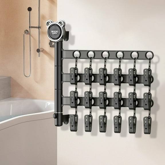 Closet Organizers and Storage QTOCIO Household Multifunctional Drying Clothing Folding Socks Rack Underwear Underwear Wall-hanging Socks Clip Multi-clip Drying Racks