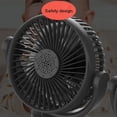 thumbnail image 5 of Ventilador de vehículo eléctrico MACHAO 12 V 24 V rotación de 360 grados, 5 of 5