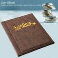 thumbnail image 2 of Álbum de monedas del mundo, 250 bolsillos, 10 páginas, marrón, 2 of 11