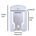 thumbnail image 5 of Caja de almacenamiento de medios Estuche para control remoto de aire acondicionado Soporte para estante Soporte autoadhesivo para montaje en pared para control remoto, 5 of 5