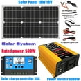 thumbnail image 2 of 110-220 Solar Battery Inverter 4000W/6000W Solar Panel 18W Controller LED Display Solar Inverter Battery Smart Charging Board ,Wide Usage, 2 of 7
