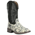 thumbnail image 2 of Roper Girls Claire Floral Square Toe Cowboy   Mid Calf Boots, 2 of 5