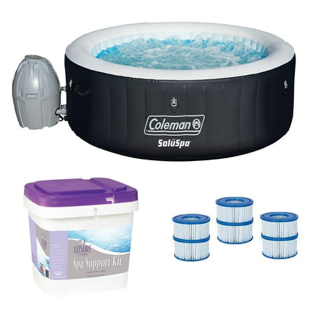 filter support inflatable coleman cartridge saluspa tub spa pack kit