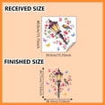 thumbnail image 3 of Vintage Street Lamp Wall Decals With Painted Flowers, Branch Birds And Butterflies - Waterproof Removable Peel And Stick Wall Decor For Living Room, Bedroom, Hallway,Home Interior, 3 of 7