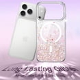 thumbnail image 3 of JETech Glitter Case for iPhone 17 Pro 6.3-Inch Compatible with MagSafe, Clear Cute Bling Sparkle for Women and Girls, Shiny Shockproof Magnetic Sparkly Phone Cover (Pink), 3 of 6
