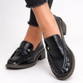 thumbnail image 6 of Knivor Women's Penny Loafers Loafers for Women Chunky Block Heel Slip On Dress Loafers Classic Business Casual Office Shoes, 6 of 9