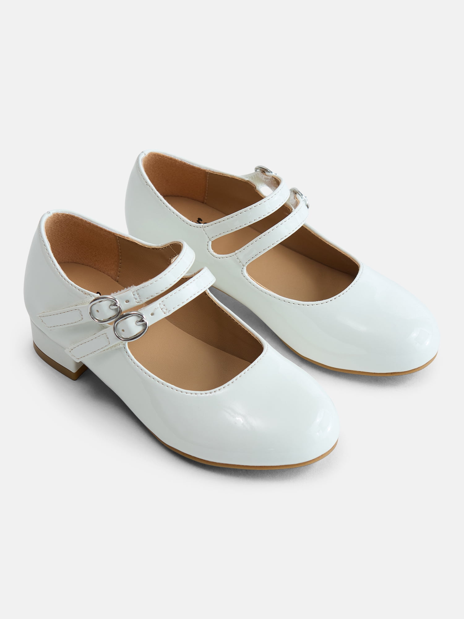 Wonder Nation Toddler Girls' Double Strap Patent Dress Shoes