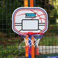 thumbnail image 4 of Juego de portería de fútbol 2 en 1 con soportes de baloncesto para niños, juego de portería de aro para deportes al aire libre, juguetes para niños, entrenamiento y práctica, 4 of 5