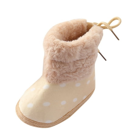 Casual Boys Girls Shoes Baby Girls Boys Soft Booties Snow Boots Toddler Warming Shoes