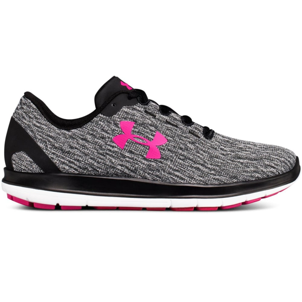 Inspeccionar Grapa Persona responsable Under Armour Women's Remix Running Shoes, Black/White/Tropic Pink, 9 B(M)  US - Walmart.com
