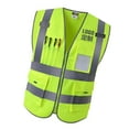 thumbnail image 4 of Chaleco de seguridad Zulema 2x frontal con cremallera alta visibilidad 4 bolsillos, 4 of 8
