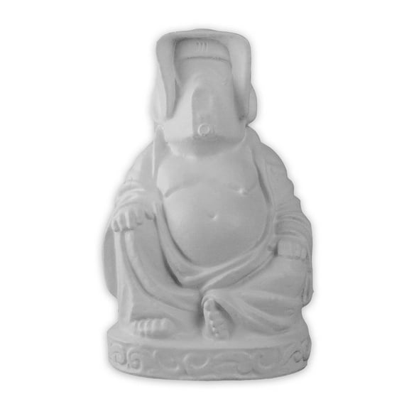 Biker Scout Buddha | Arctic White