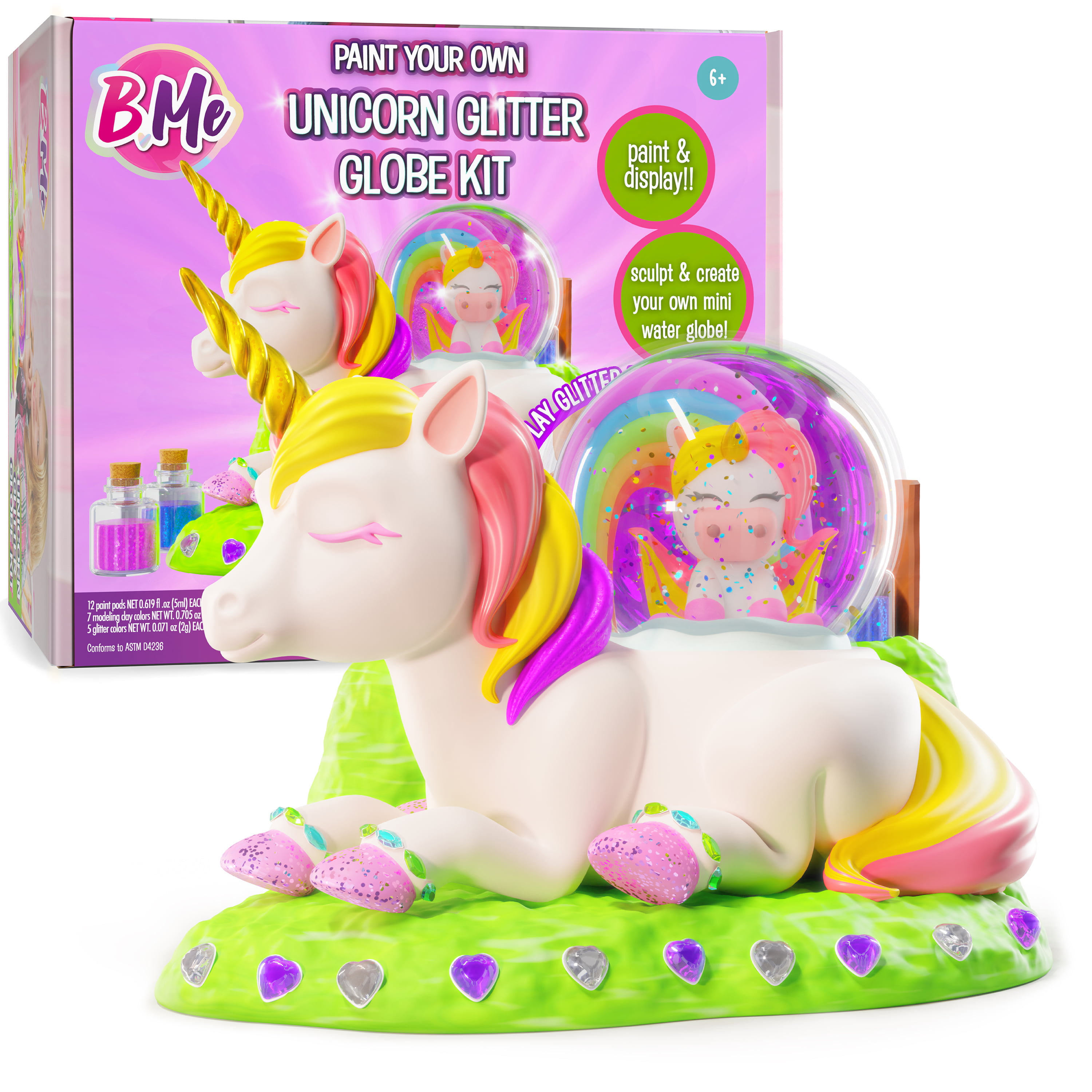Mould & Paint Fairies and Unicorns Make Your Own Mirror Set Christmas Gifts for sale online 