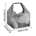 thumbnail image 3 of Bklubk Mesh Shower Caddy Bag Portable Dry Mesh Travel Toiletry Bag With Adjustable Buckle Handle Hanging Bathroom Organizer Bag For Gym Swimming Camping, 3 of 6