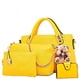 thumbnail image 4 of Bolso de mujer, bolso de moda de cuatro piezas, bolso de mensajero portátil de hombro de gran capacidad, 4 of 5