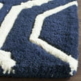 thumbnail image 3 of SAFAVIEH Chatham Graham Geometric Wool Area Rug, Dark Blue/Ivory, 4' x 6', 3 of 8
